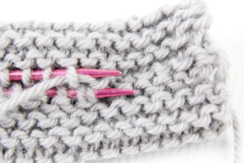 Grafting Garter finished seam | The Knitting Vortex