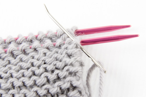 Grafting Garter setup1 | The Knitting Vortex