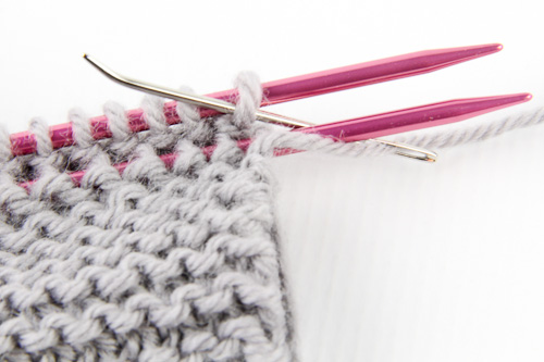 Grafting Garter setup2 | The Knitting Vortex