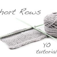 Tutorial: Short Rows using the yarnover method