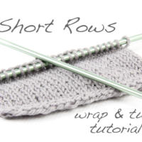 Tutorial: Short Rows using the wrap & turn method