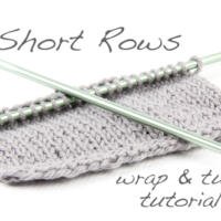 Tutorial: Short Rows using the wrap & turn method
